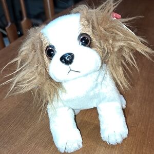 TY Plush Dog Toy - White and Brown/ BUNDLE ONLY